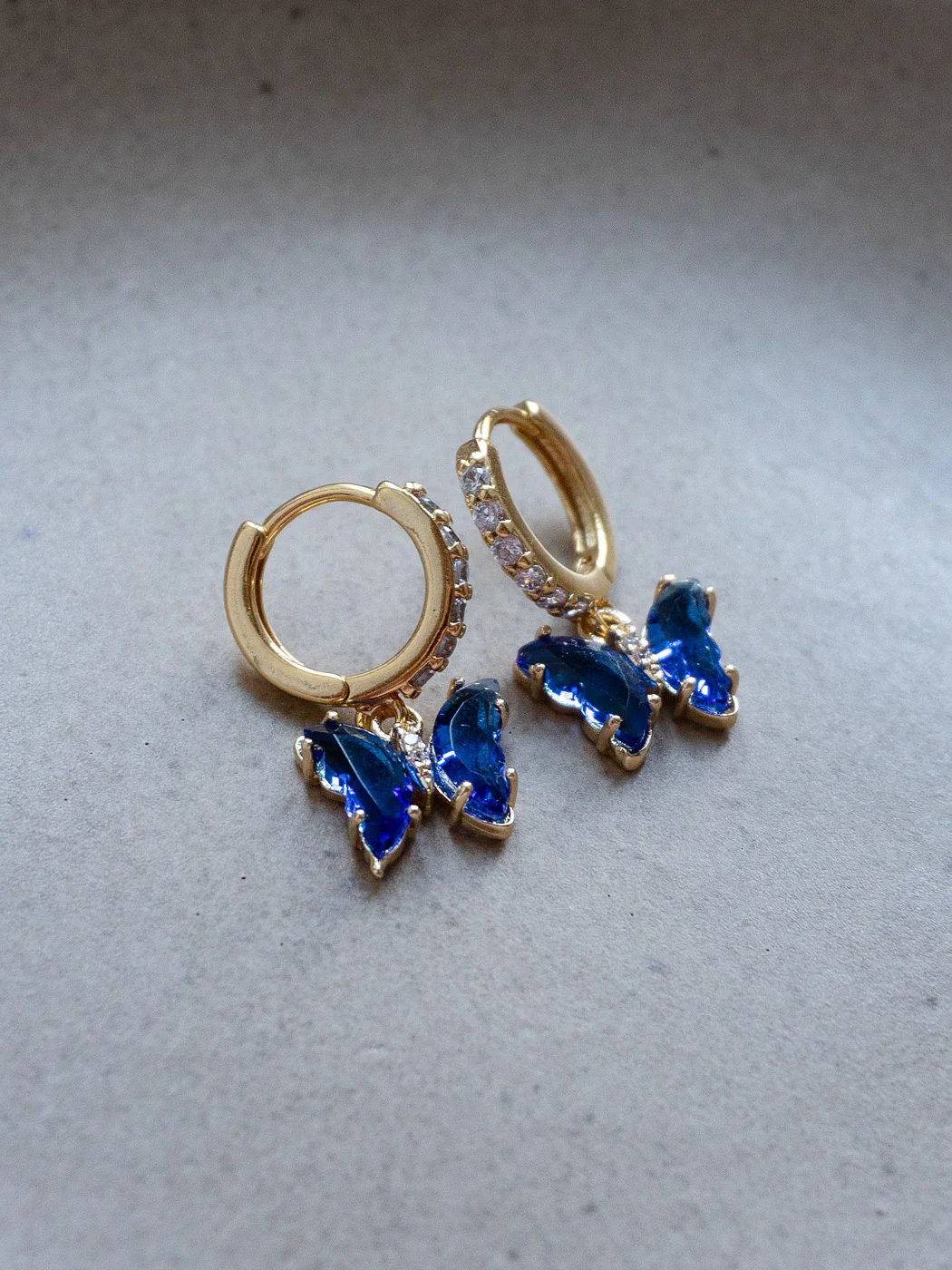 Petite Butterfly Huggies - Eclectic Blue - Image 3