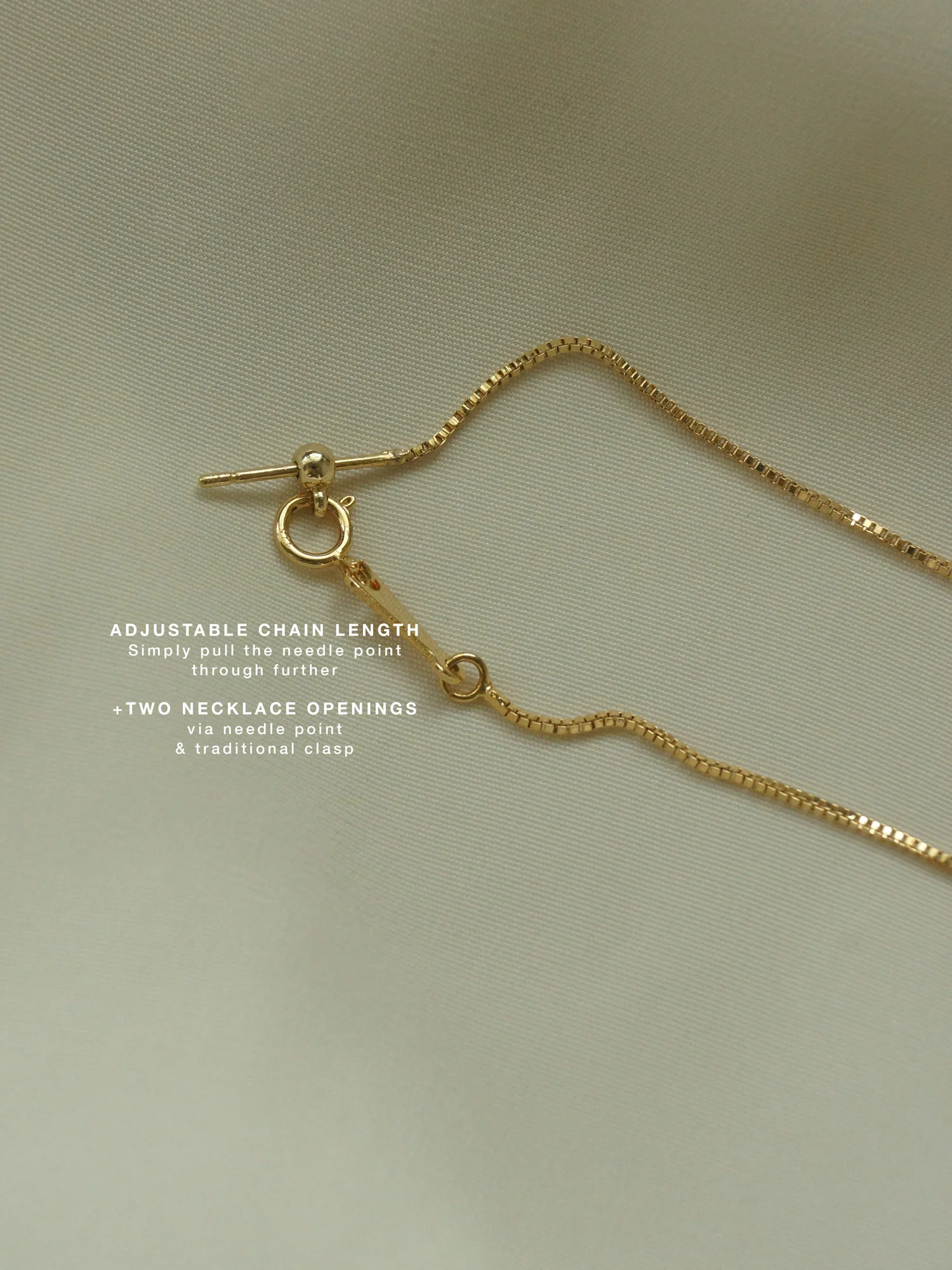 Petite Butterfly Necklace - Clear - Image 6