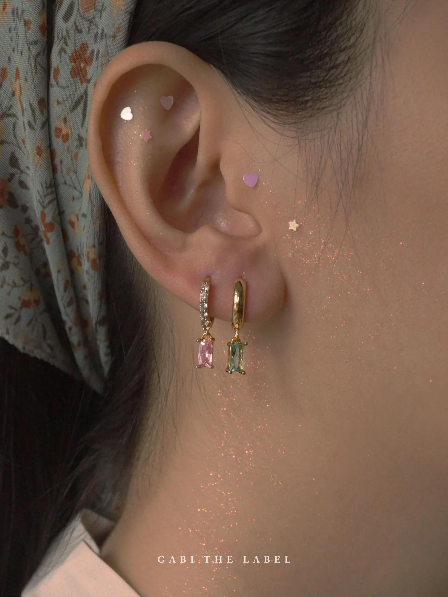 REVERIE Huggies - Pink *18K Gold-plated - Image 7