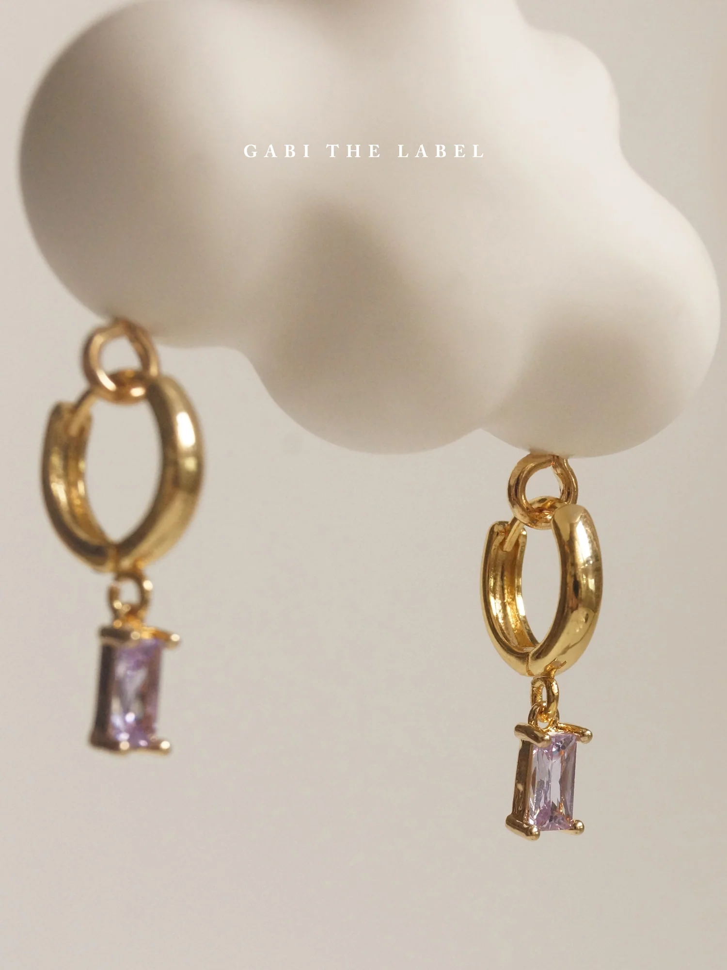 REVERIE Huggies - Lilac *18K Gold-plated - Image 3