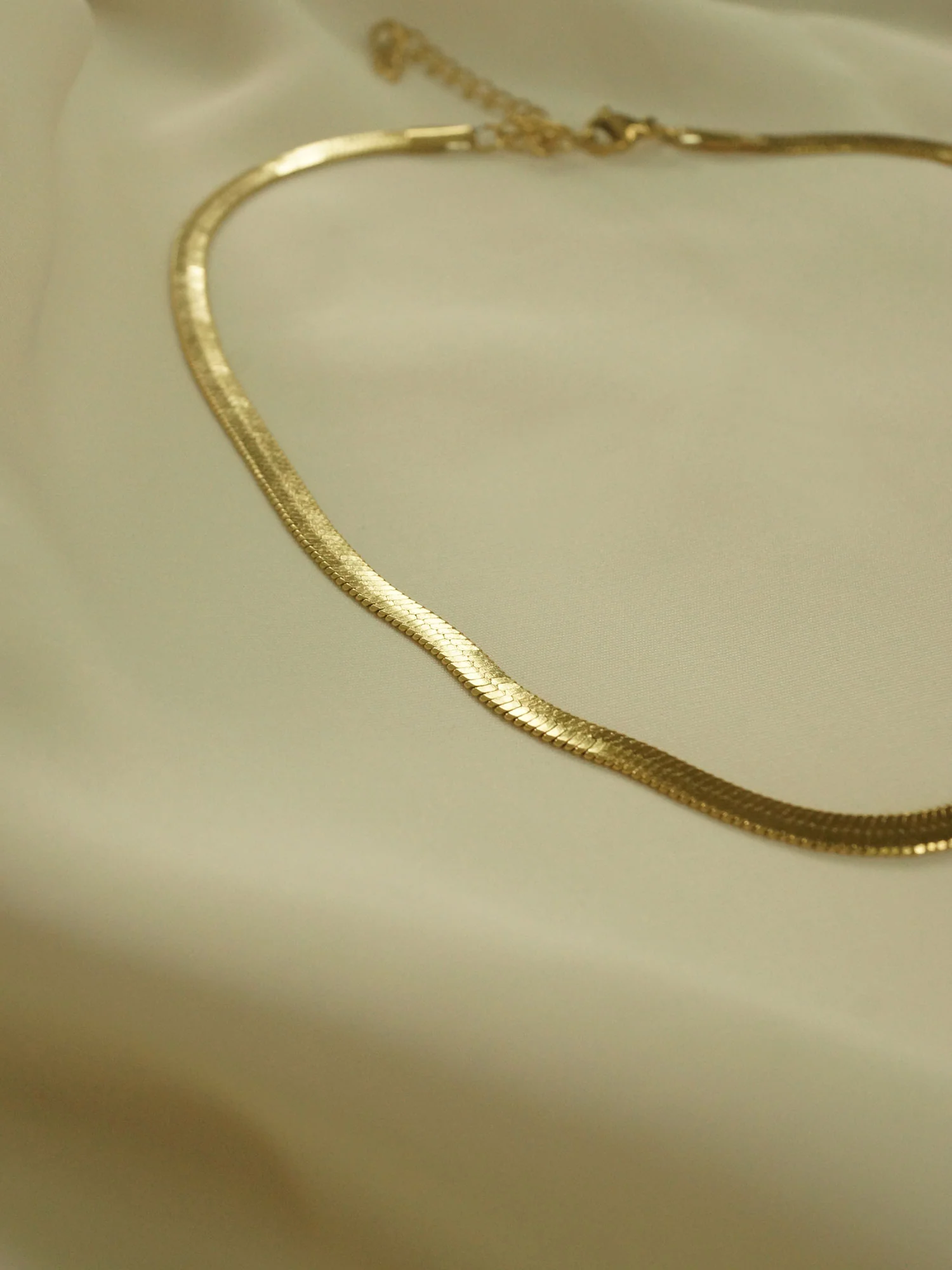 Snake Chain Necklace *18K Gold-plated Stainless Steel - Image 4