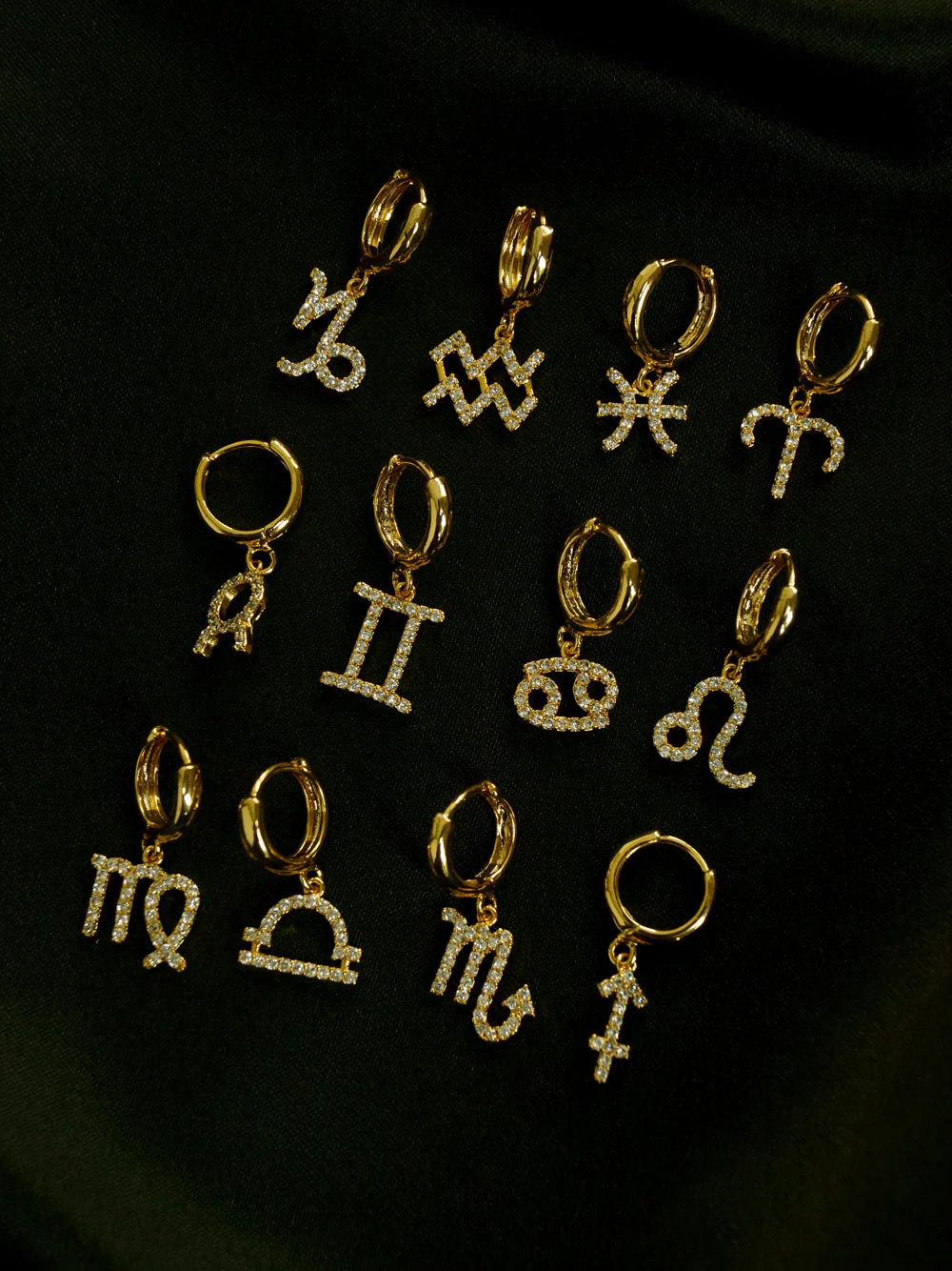 Sparkle Horoscope Huggies *18k Gold-plated - Image 8
