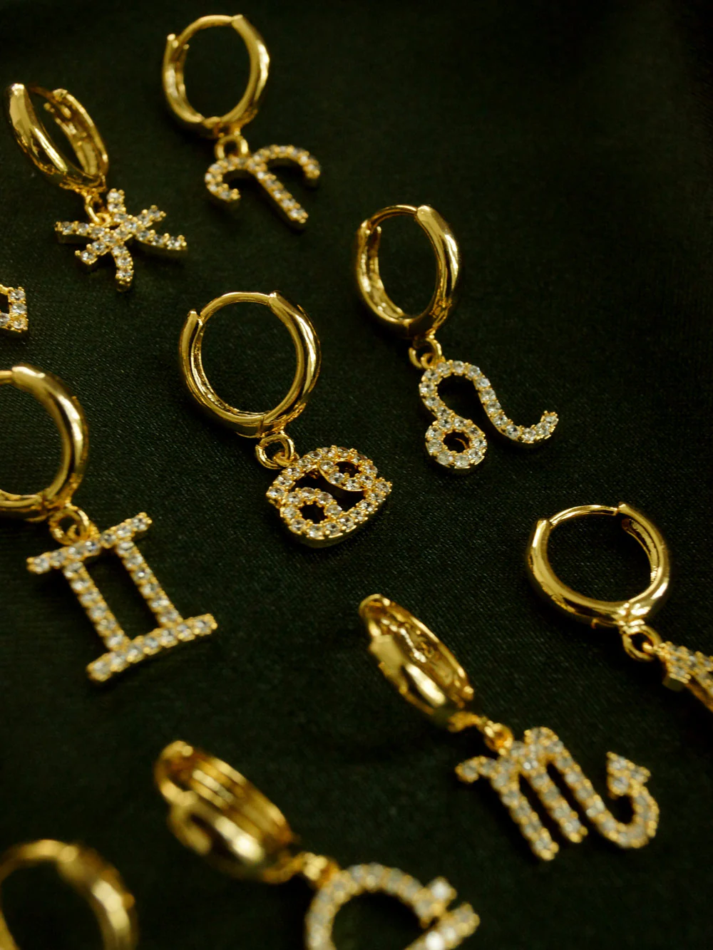 Sparkle Horoscope Huggies *18k Gold-plated - Image 9