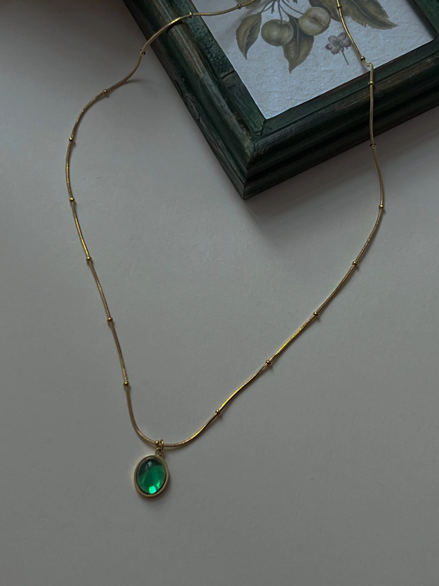Thais Necklace - Green - Image 3