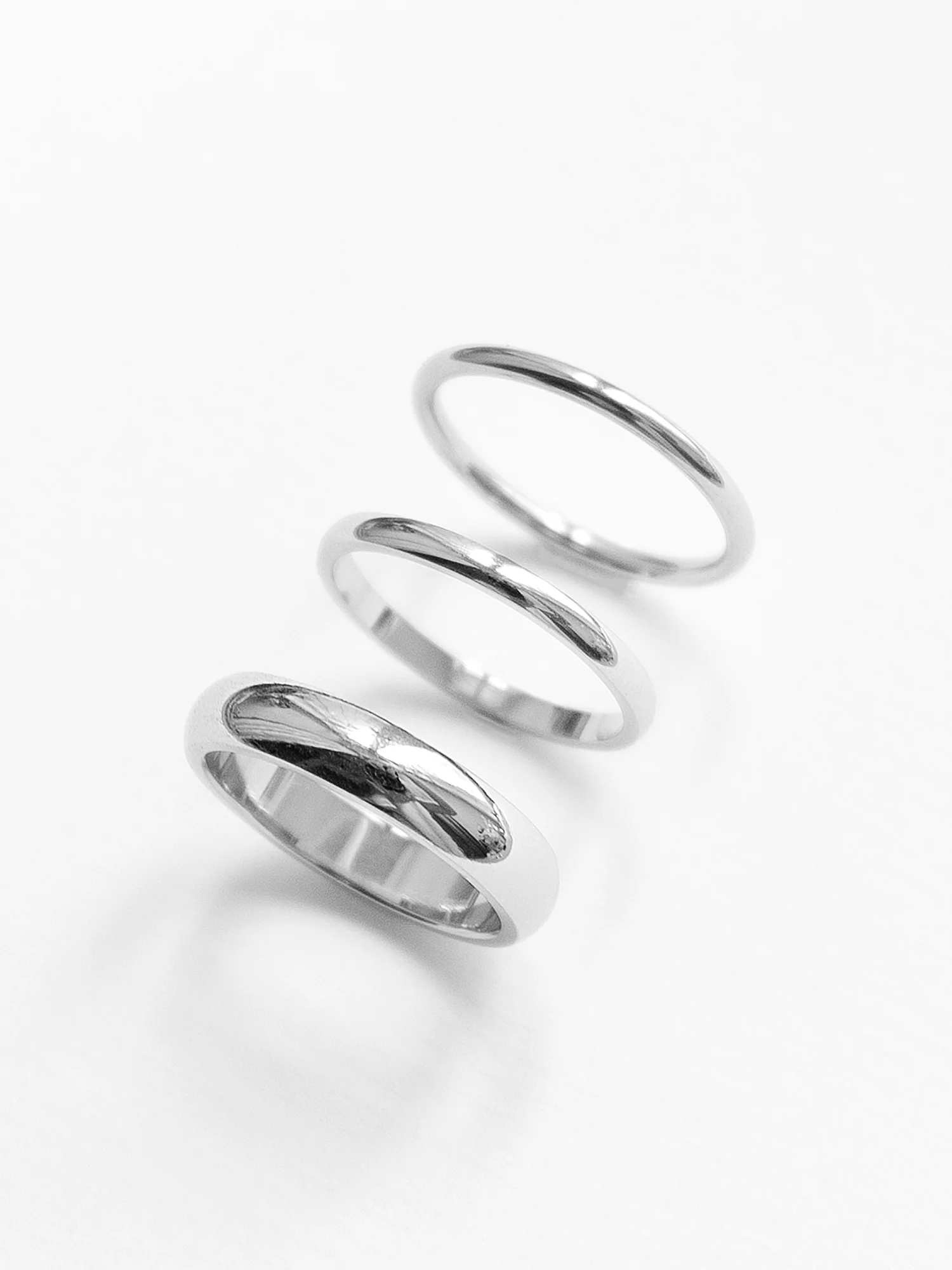 Essential Silver Ring, Stainless Steel 4mm - Image 8