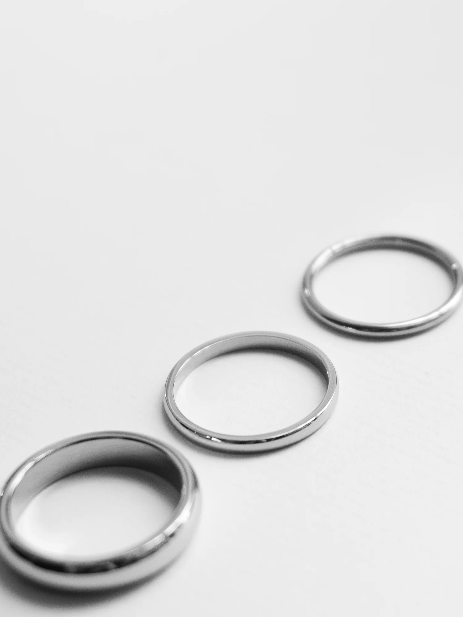 Essential Silver Ring, Stainless Steel 4mm - Image 6