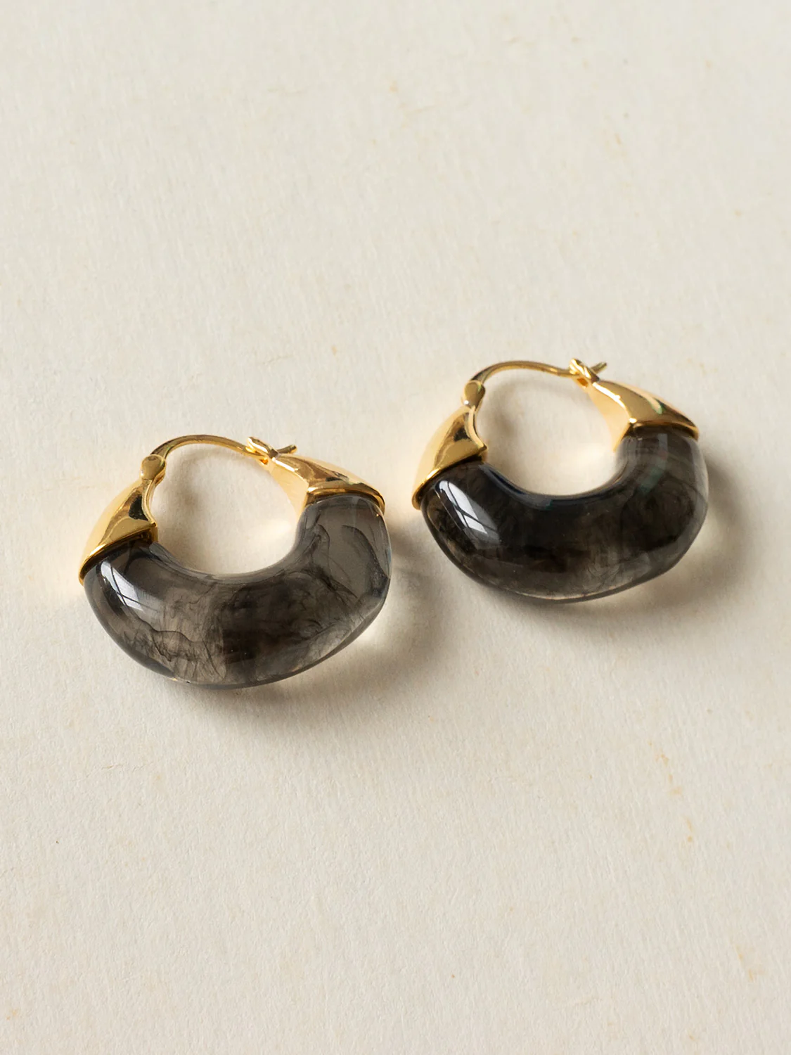 Treasure Boat Hoops - Black - Image 2
