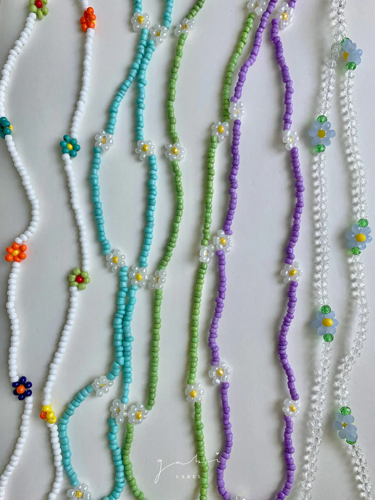 Beaded Mask Chain - Turquoise - Image 5